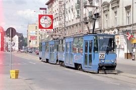 Tramwaj na ul. Piłsudskiego