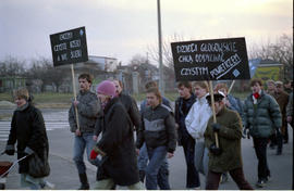 Protest przeciw budowie huty ołowiu w Głogowie
