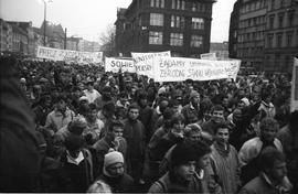 Manifestacja w rocznicę wprowadzenia stanu wojennego