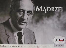 Mądrzej. Tadeusz Mazowiecki - przewodniczący Unii Demokratycznej