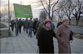 Protest przeciw budowie huty ołowiu w Głogowie