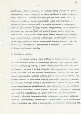 Memoriał dot. warunków rozwoju kultury narodowej