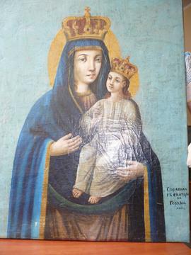 Obraz olejny Matka Boska z Dzieciątkiem