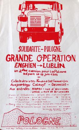 Solidarite - Pologne: Grande Operation Enghien -> Lublin: pomoc humanitarna