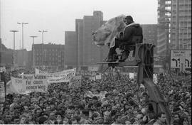 Berlin Wschodni – manifestacja na Alexanderplatz