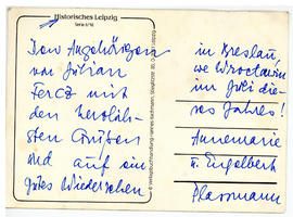 Kartka pocztowa do Juliana Fercza