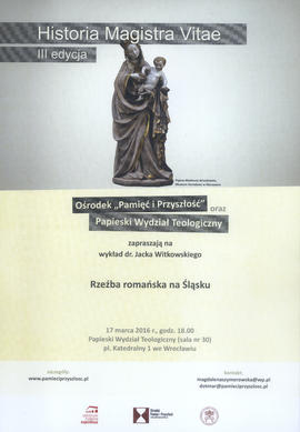 Historia Magistra Vitae: III edycja: Rzeźba romańska na Śląsku