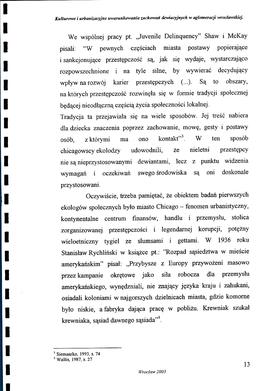 Kulturowe i urbanizacyjne uwarunkowania zachowań dewiacyjnych w aglomeracji wrocławskiej