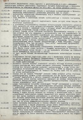 Kronika publicznej ingerencji ZSRR w kryzysie polskim