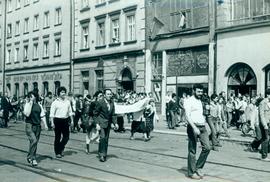 Demonstracja we Wrocławiu 1 maja 1983 r.