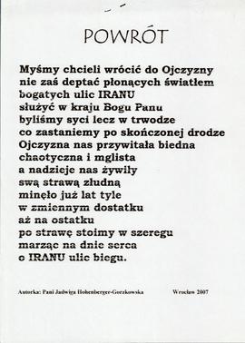 Informacja o Związku Sybiraków