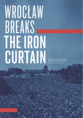 "Wrocław breaks the Iron Curtain" - broszura wystawy.