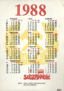 Kalendarz 1988