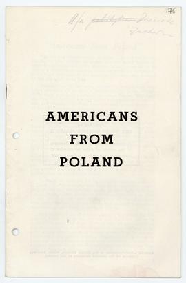 Americans from Poland